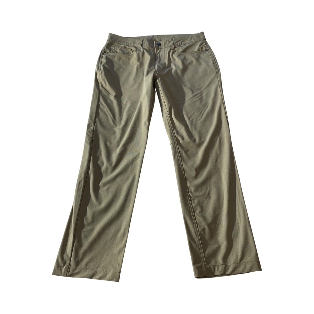 Swiss Tech Men's 32x30 Sand Khaki Performance‎ Golf Casual Straight Leg Pants